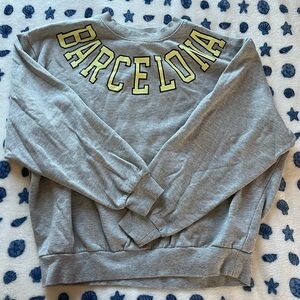 SUPER SOFT TRENDY BARCELONA WILD FABLE CREWNECK SWEATSHIRT